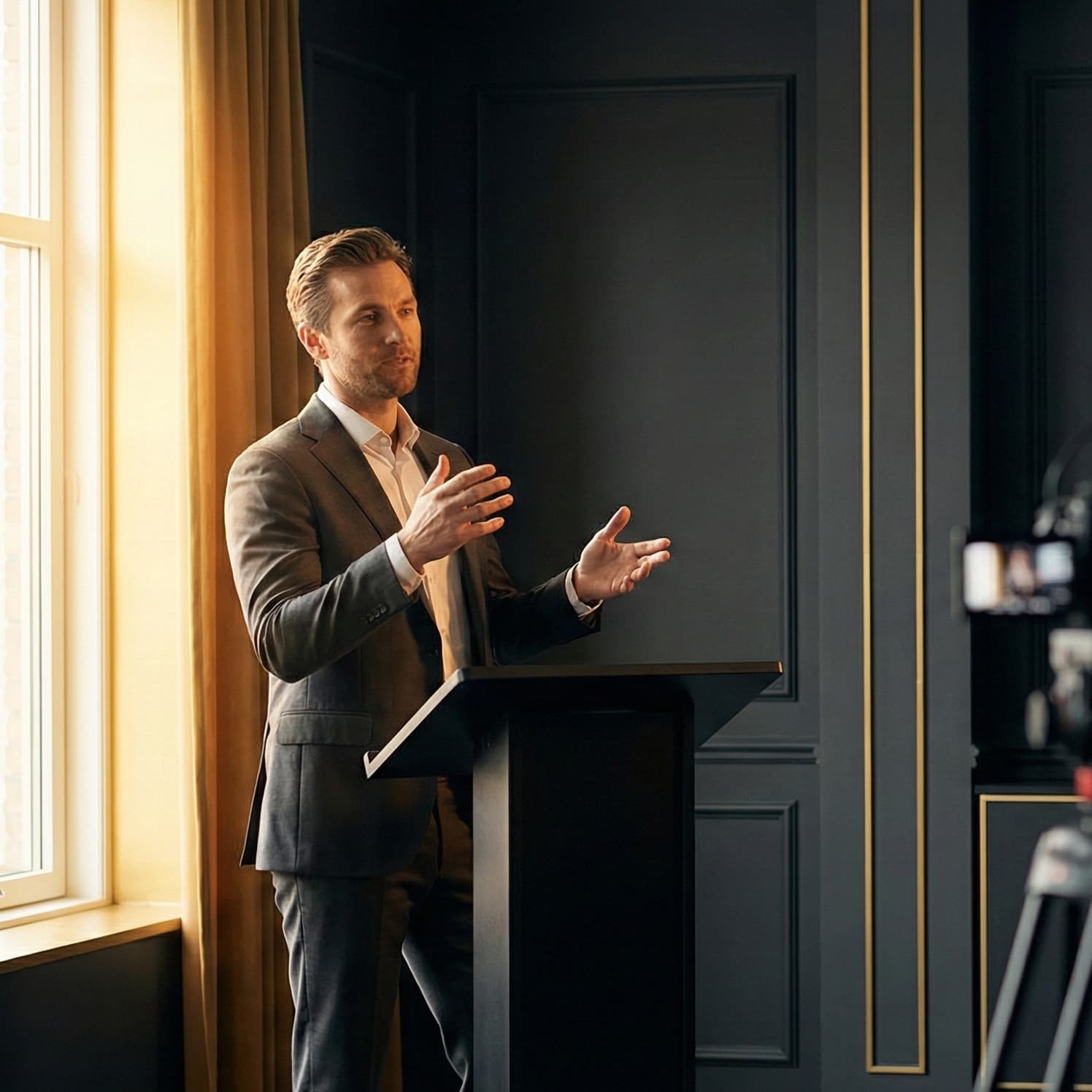 Medientraining - Souver\u00e4n vor der Kamera